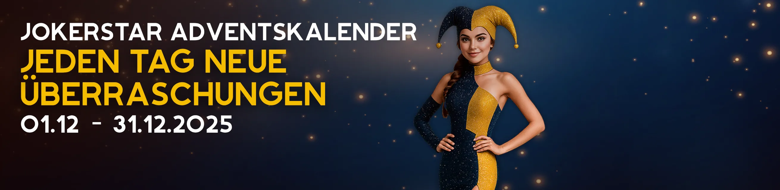 JokerStar Casino Adventskalender Aktion - Tägliche Bonusangebote und Freispiele